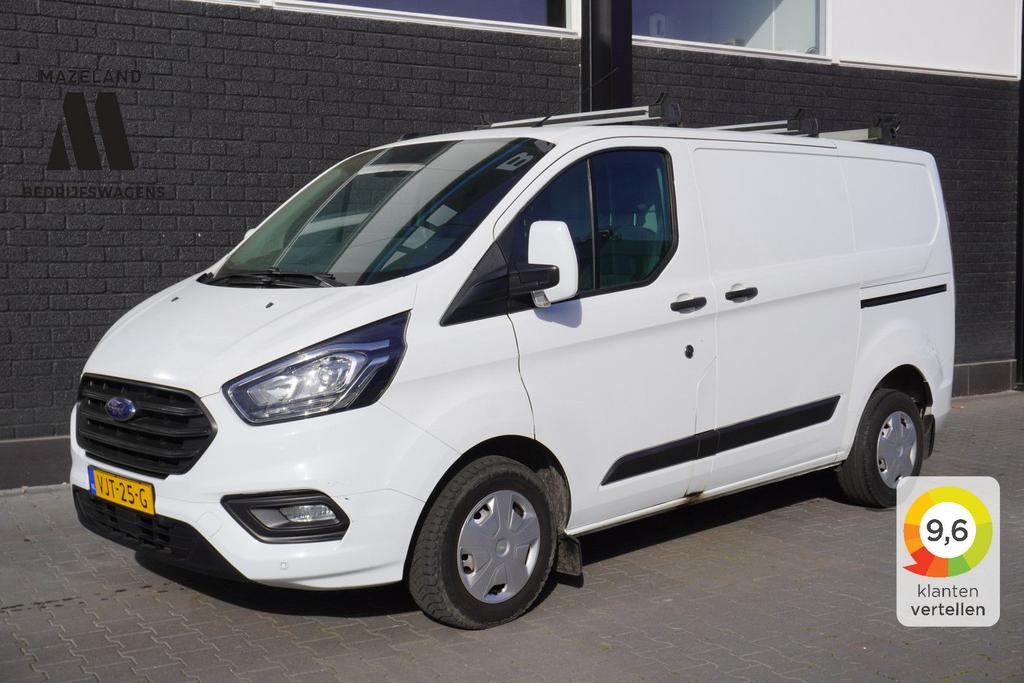 Ford Transit Custom 2.0 TDCI 130PK EURO 6 - Airco - Cruise -, Auto's, Wit, Bedrijf, Handgeschakeld, Ford