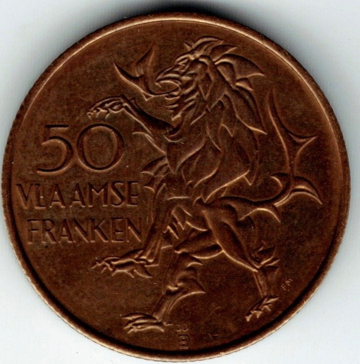 50 francs flamands 1985, Envoi, Autre, Monnaie en vrac