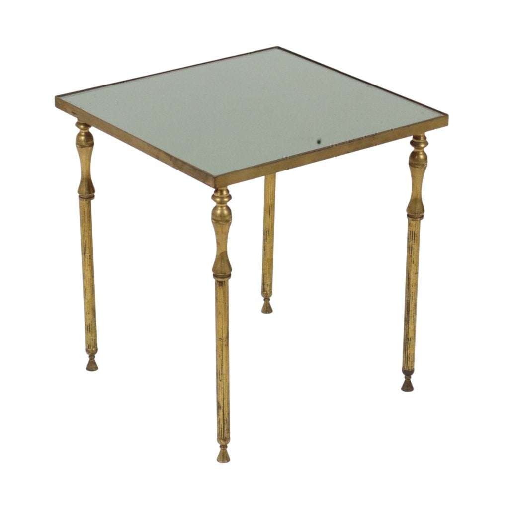 Messing Bijzettafel Plantentafel Maison Jansen Frankrijk, Enlèvement ou Envoi
