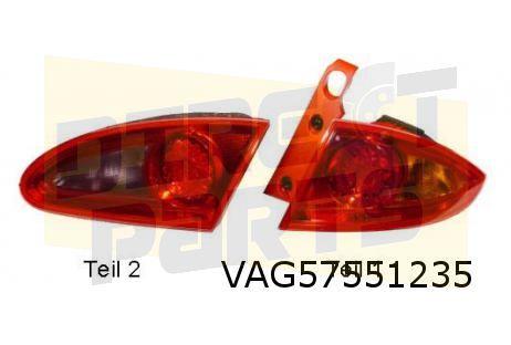 Seat Leon (9/05-4/09) Achterlicht Links binnen Origineel! 1P, Autos : Pièces & Accessoires, Éclairage, Seat, Neuf, Envoi