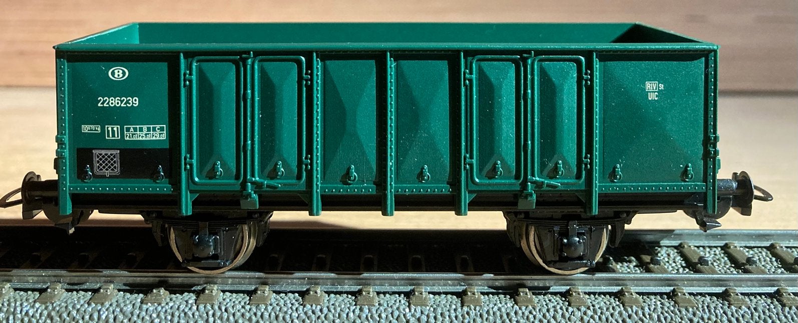 Piko 97000 kiepwagen NMBS nieuw ho, Gelijkstroom of Wisselstroom, Nieuw, Wagon, Piko