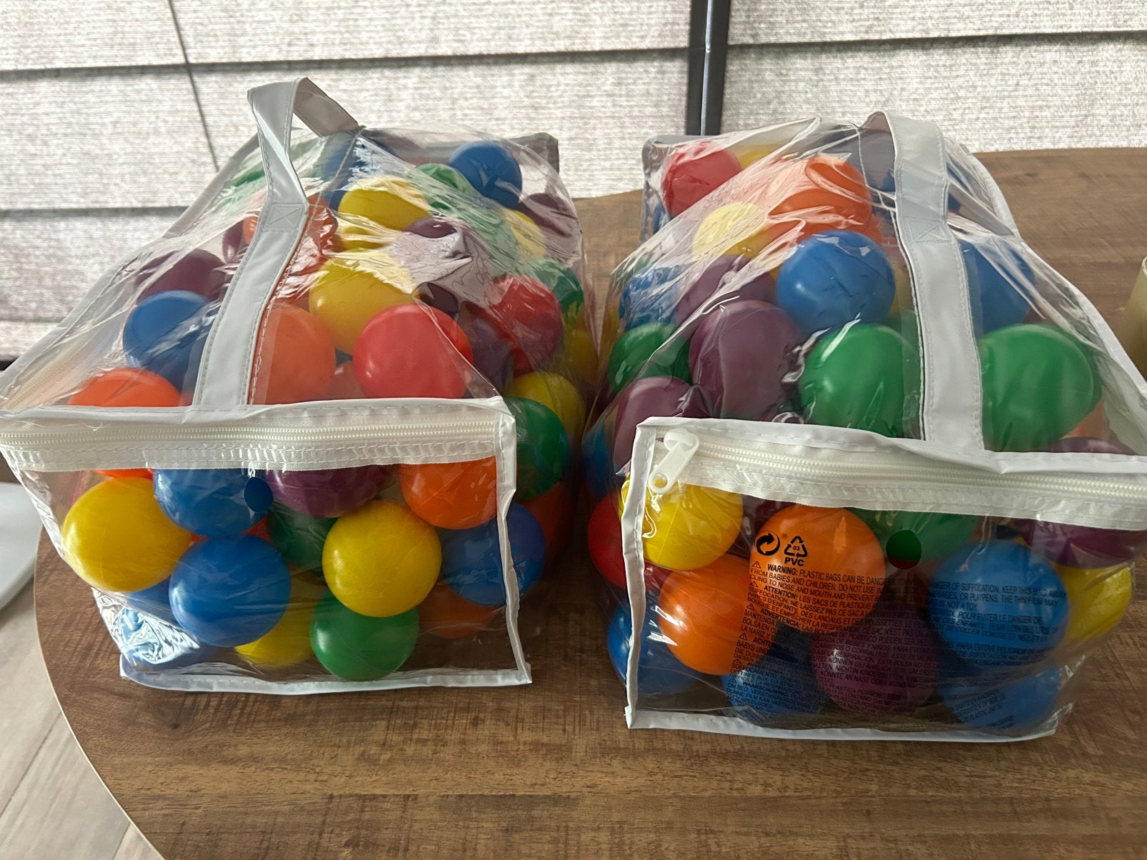 Ballen ballenbad, Ophalen