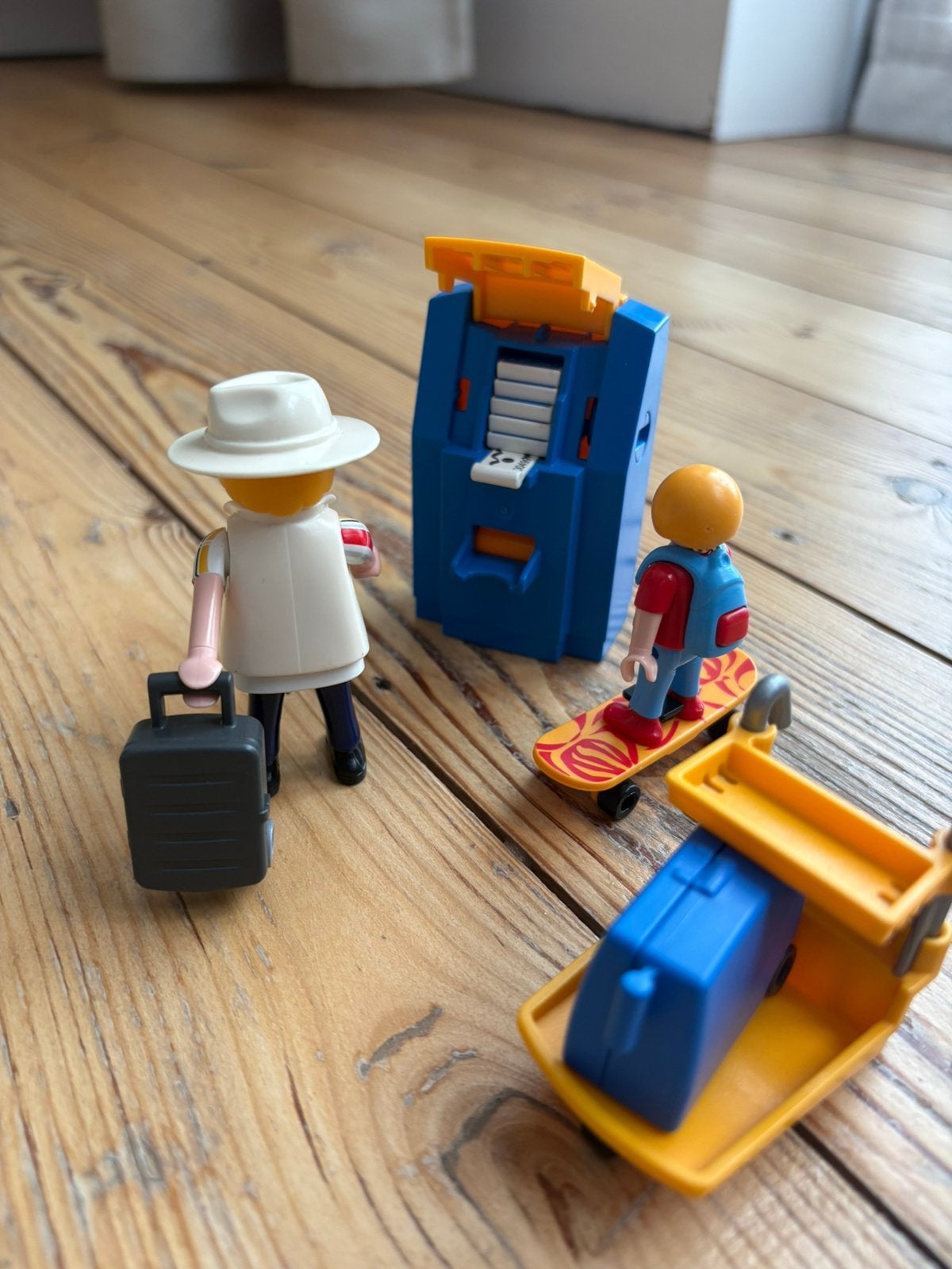 Distributeur, billet, Playmobil aéroport, Enlèvement ou Envoi, Comme neuf, Playmobil en vrac