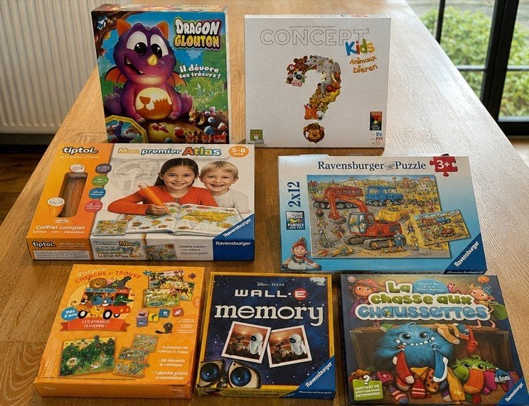 Ensemble de jeux de société, Enlèvement, Comme neuf, Ravensburger