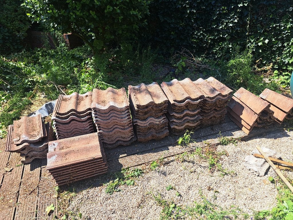 Gratis dakpannen, Enlèvement, Rouge, Pierre ou Argile, Tuiles