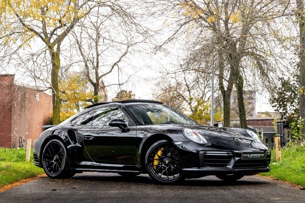 Porsche 991.2 Turbo S * PCCB * Pano * Burmester * Lift, Autos, Achat, Euro 6, Entreprise, Noir