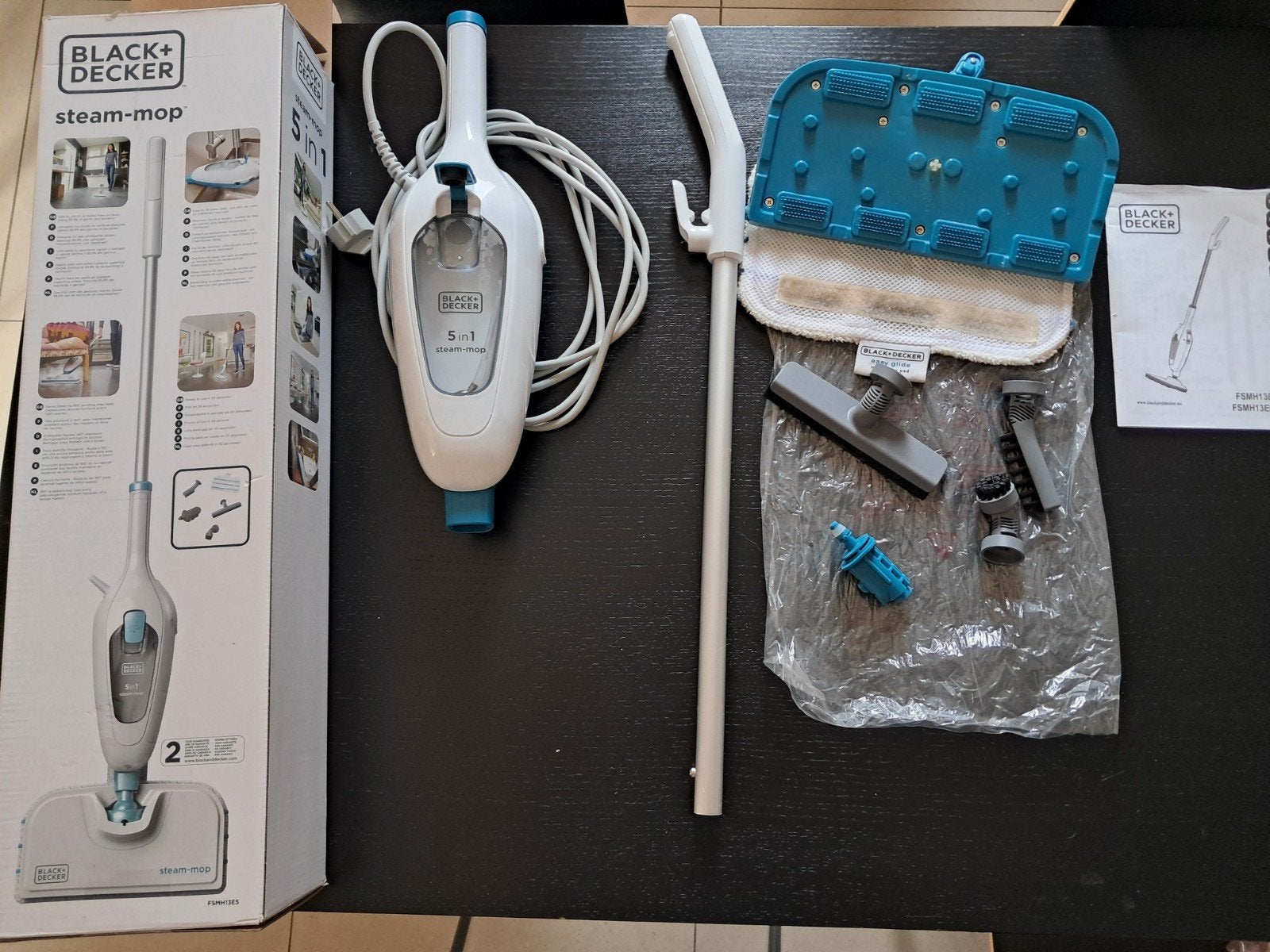 Black en Decker 5in1 steam mop, Ophalen