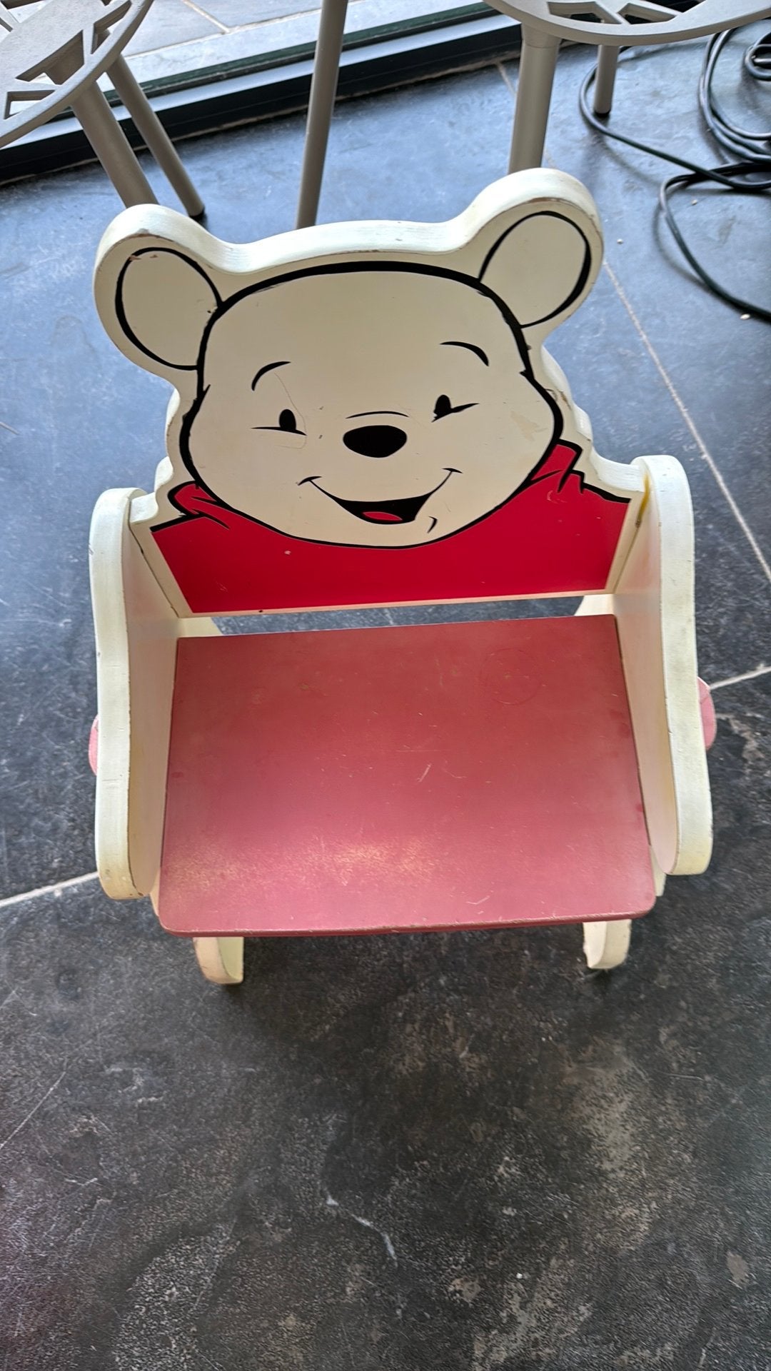 Houten stoelt Winnie The Poo, Ophalen of Verzenden, Gebruikt