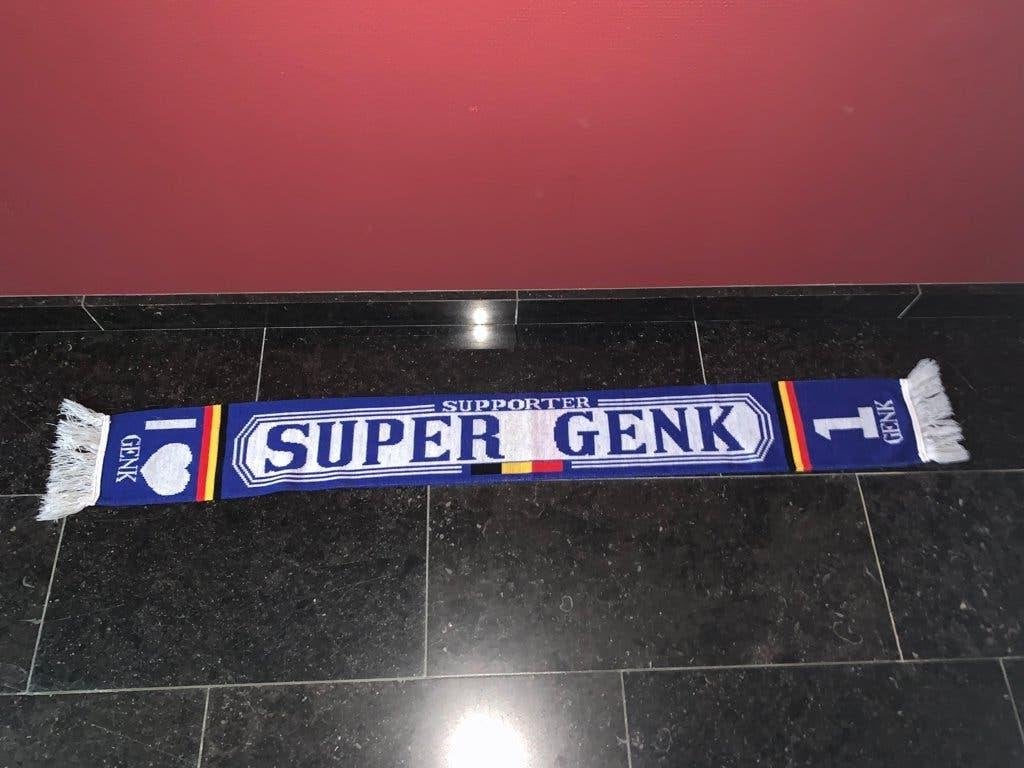 sjaal KRC Genk, Collections, Enlèvement, Comme neuf, Fanion ou Écharpe