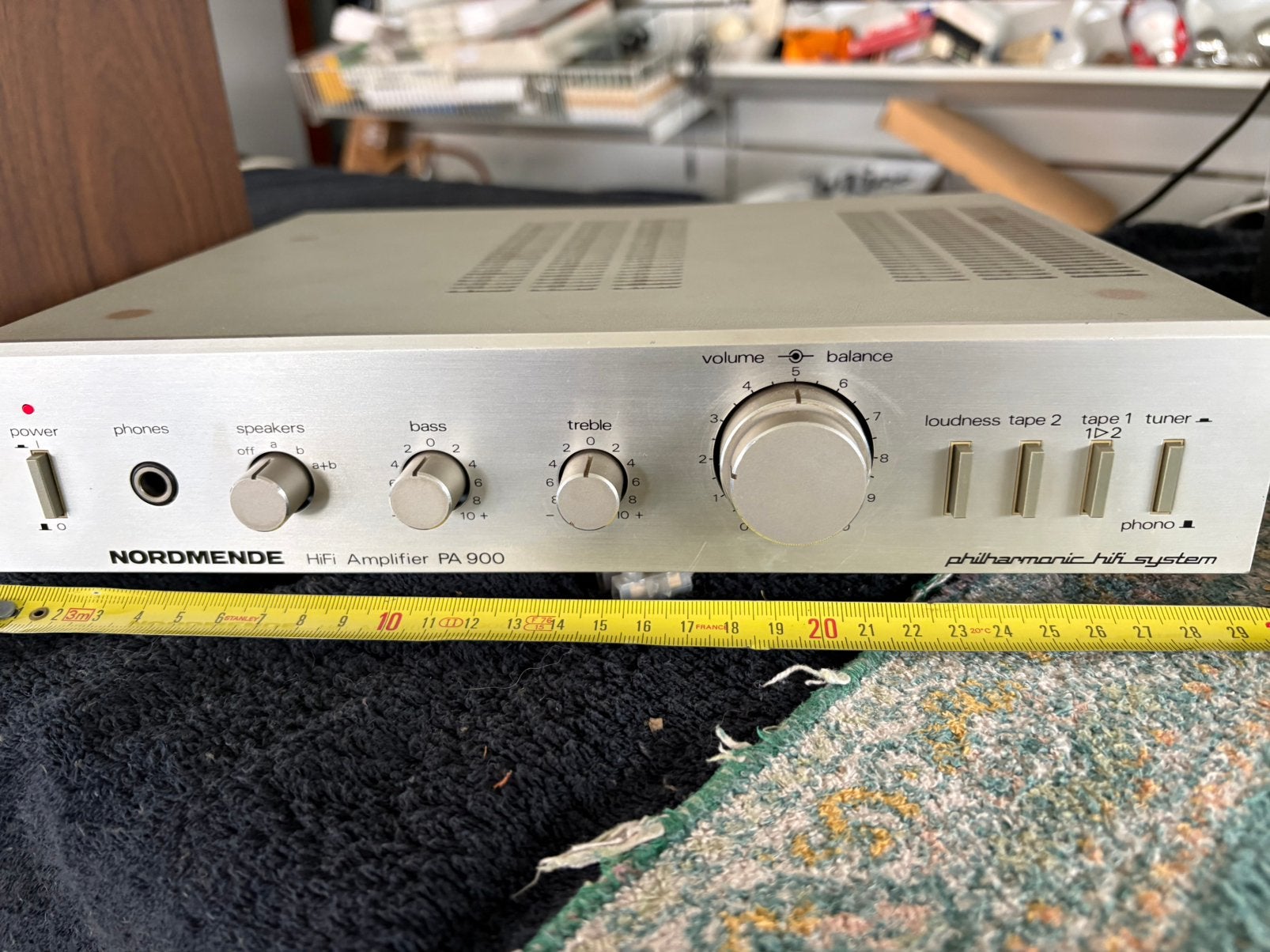 Amplificateur Hi-Fi Vintage Nordmende PA 900 – Alu, Enlèvement ou Envoi, Utilisé