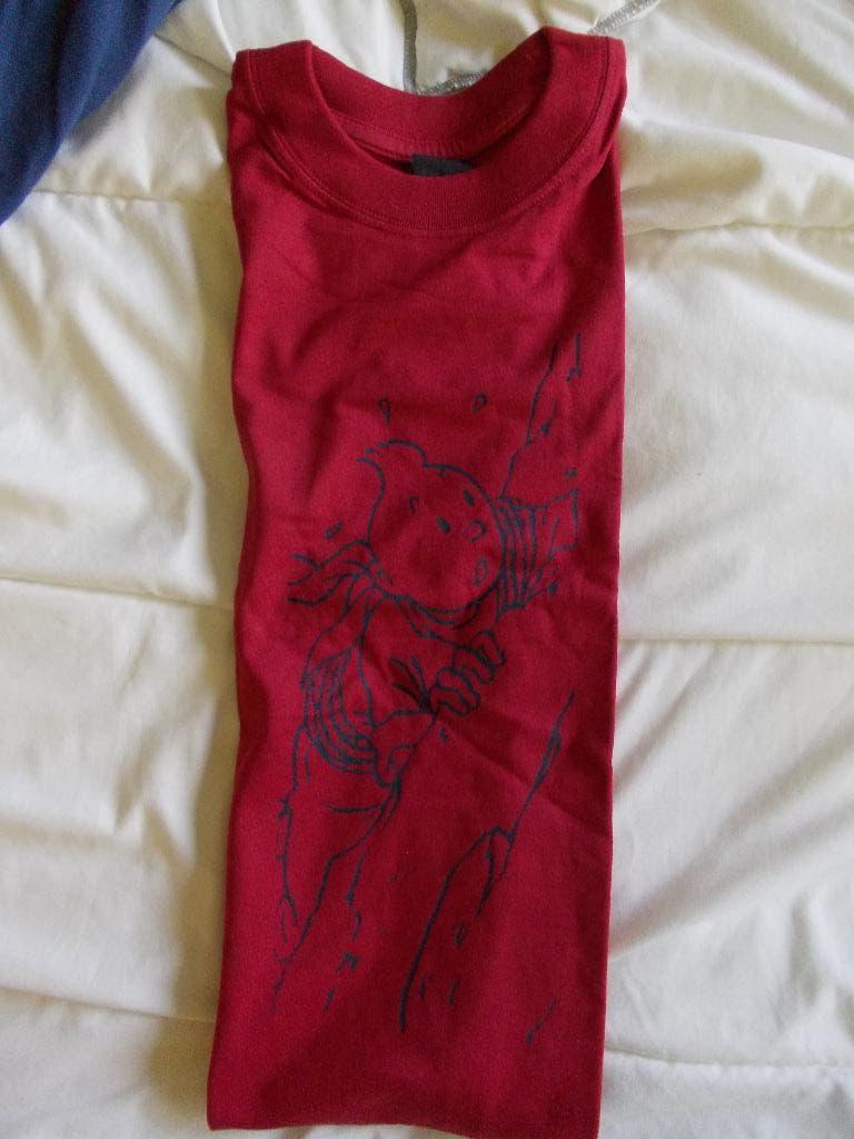 Kuifje Tintin T-shirt rood, Ophalen of Verzenden, Kuifje, Nieuw, Kleding