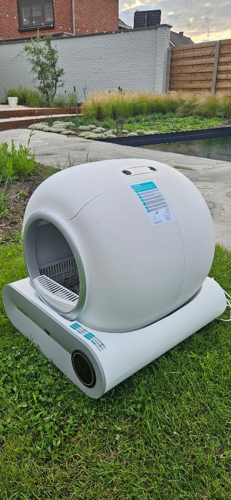 Kattenbak (zelfreinigend), Dieren en Toebehoren, Kattenbakken, Ophalen, Zelfreinigend, Gebruikt, Gesloten