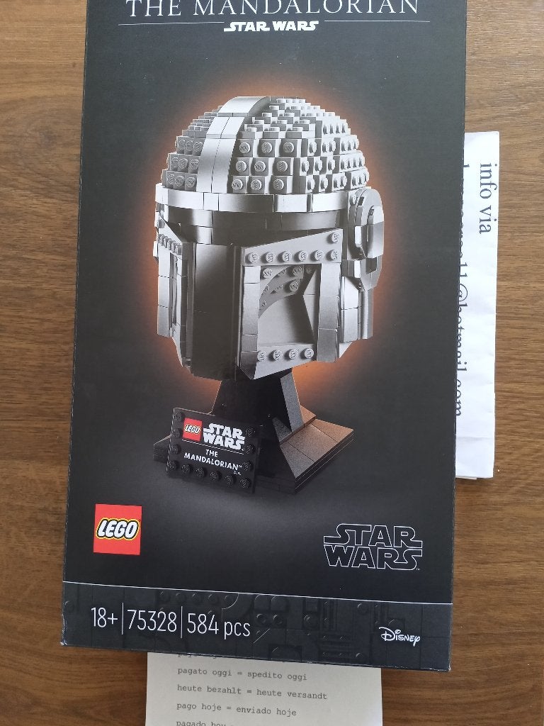 lego The Mandalorian helm  ( 75328 ), Star Wars, Verzenden, Lego, Nieuw
