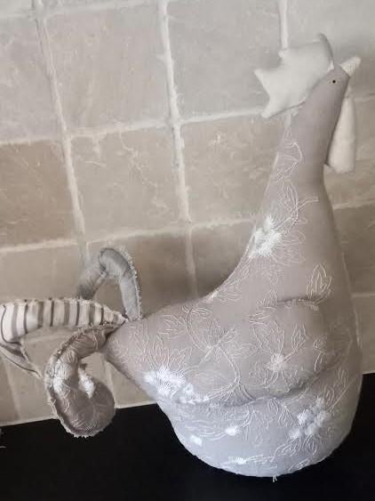 Knuffel kip in stof, Enlèvement ou Envoi, Comme neuf