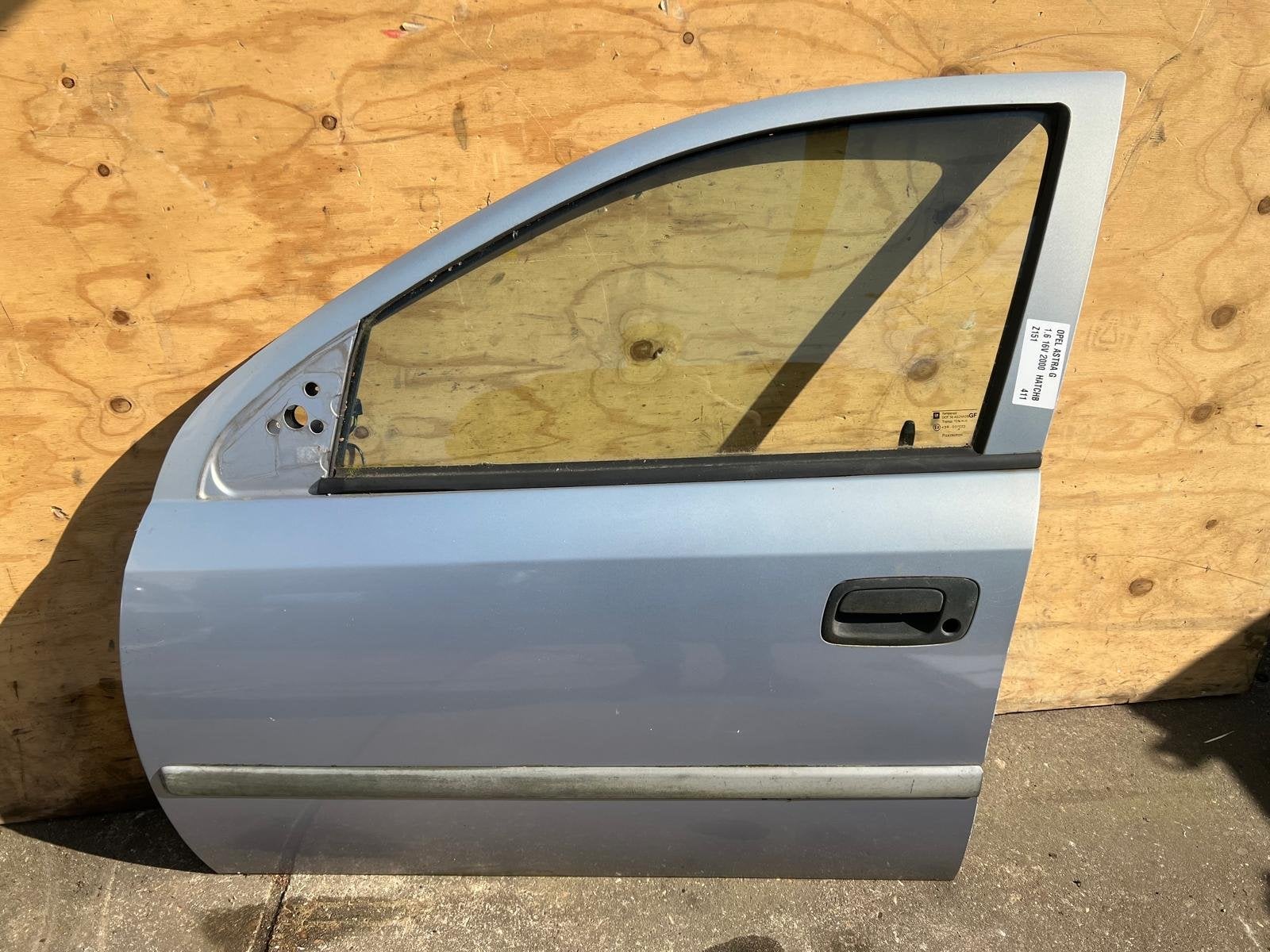 Opel Astra G Z151 Blauw Deur Links-Voor 1998-2004, Gebruikt, Deur, Opel Automobile GmbH, Kontakt@opel-infoservice.de