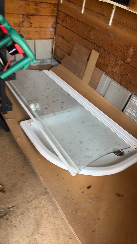 Douche cabine, Ophalen, Zo goed als nieuw
