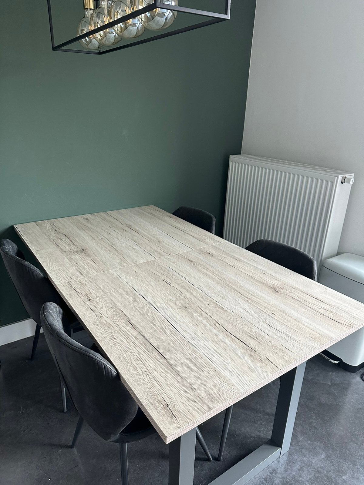 Uittrekbare eettafel – 4 tot 6 personen – 160 x 90, Huis en Inrichting, Ophalen, Gebruikt, 50 tot 100 cm, Vijf personen of meer