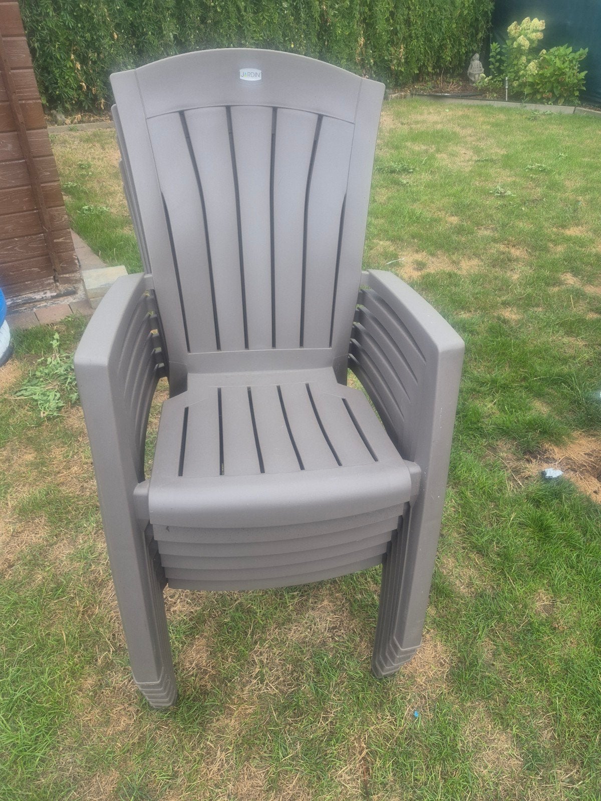 6 tuinstoelen in zeer mooie staat, Enlèvement, Utilisé, Synthétique