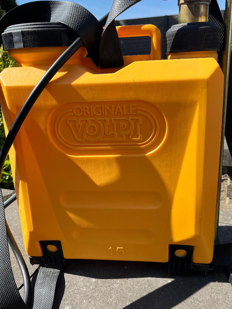 Sproeitoestel VOLPI 15 liter, Jardin & Terrasse, Pesticides, Enlèvement, Comme neuf, Répression des mauvaises herbes