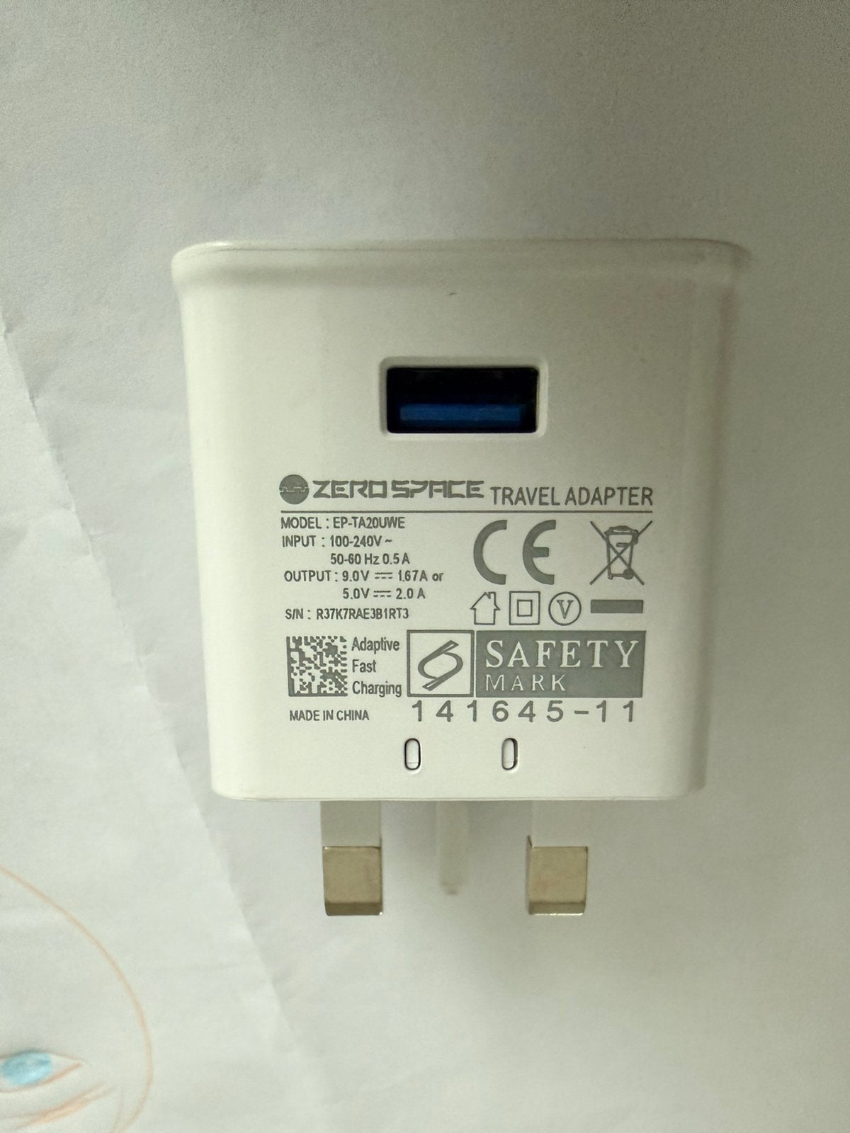 Adaptateur UK, Enlèvement ou Envoi, Comme neuf, Samsung