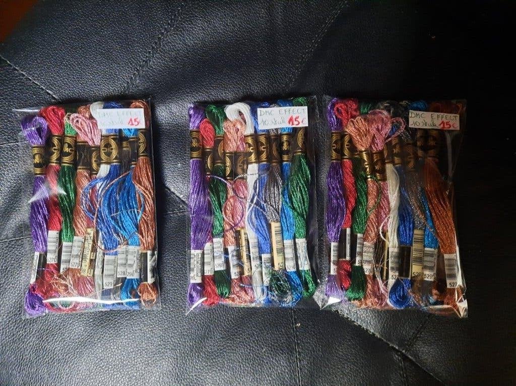 Fil DMC Effect (métallique), Enlèvement ou Envoi, Neuf, Broderies à la main, Fil à broder ou Soie