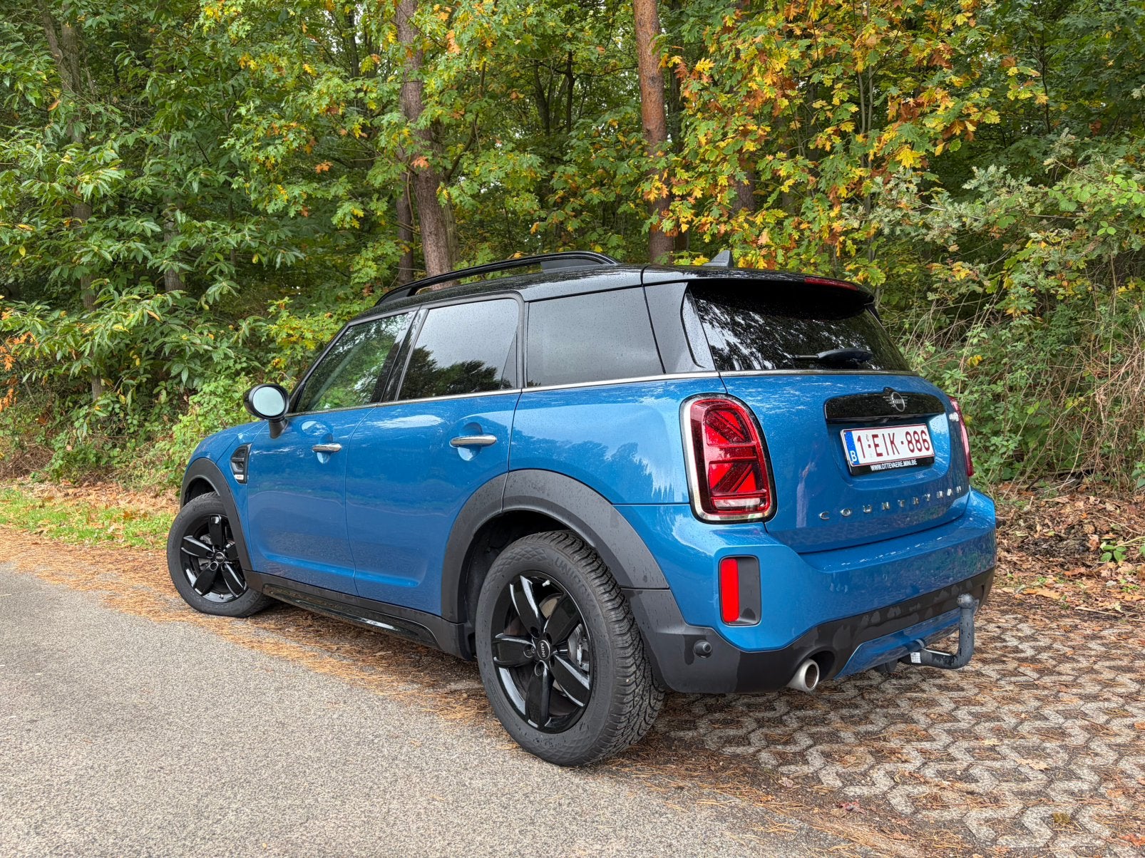 Mini Countryman Cooper 1.5A OPF - 51600km, Auto's, Dealer onderhouden, Monovolume, 1990 kg, Leder