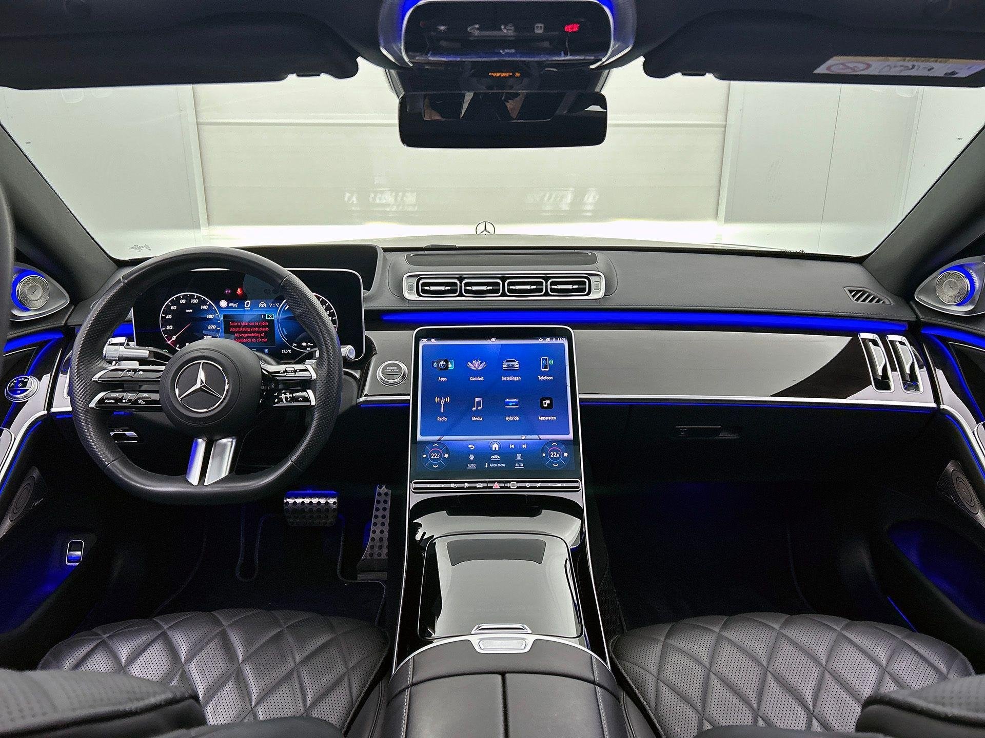 Mercedes-Benz S-Klasse 580 e Berline 4MATIC Lang AMG Line |, Auto's, Mercedes-Benz, Automaat, Stof, Gebruikt, Vierwielaandrijving