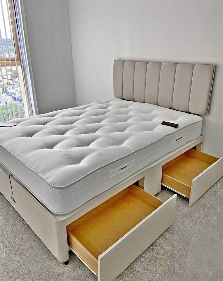 SPLINTERNIEUW LUXE BED 140x200 CM TE KOOP, Verzenden