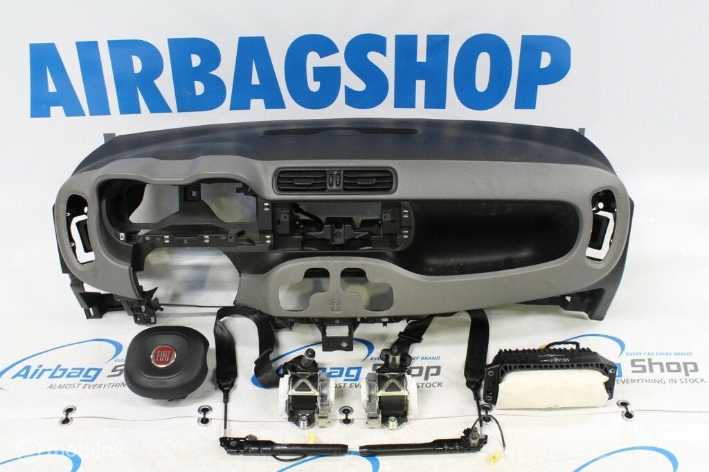 Airbag kit - Tableau de bord gris Fiat Panda (2012-....)