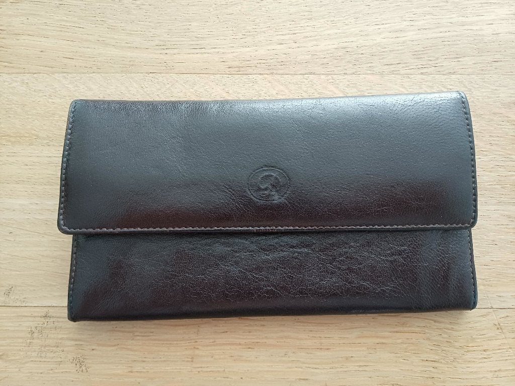 The Bridge - portefeuille en cuir marron, Autres marques, Enlèvement ou Envoi, Comme neuf, Brun