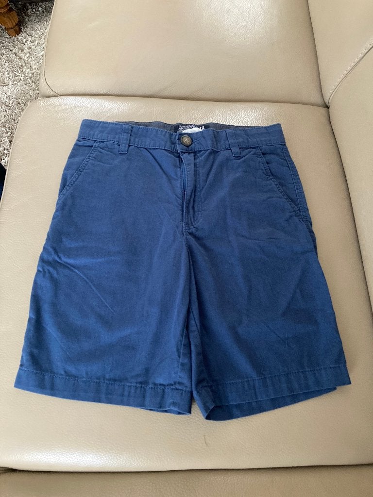 Donkerblauwe korte broek, CKS, maat 140, 10 jaar, Kinderen en Baby's, Kinderkleding | Maat 140, Broek, Cks, Ophalen of Verzenden
