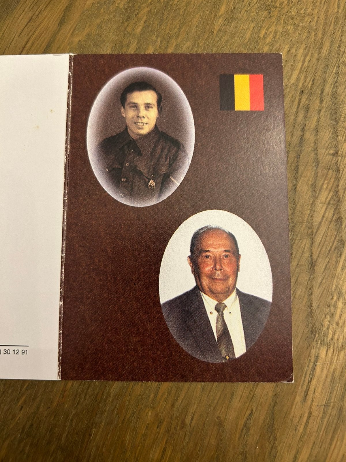 Rouwkaartje oorlogsvrijwilliger Brigade Piron, Verzamelen, Ophalen of Verzenden