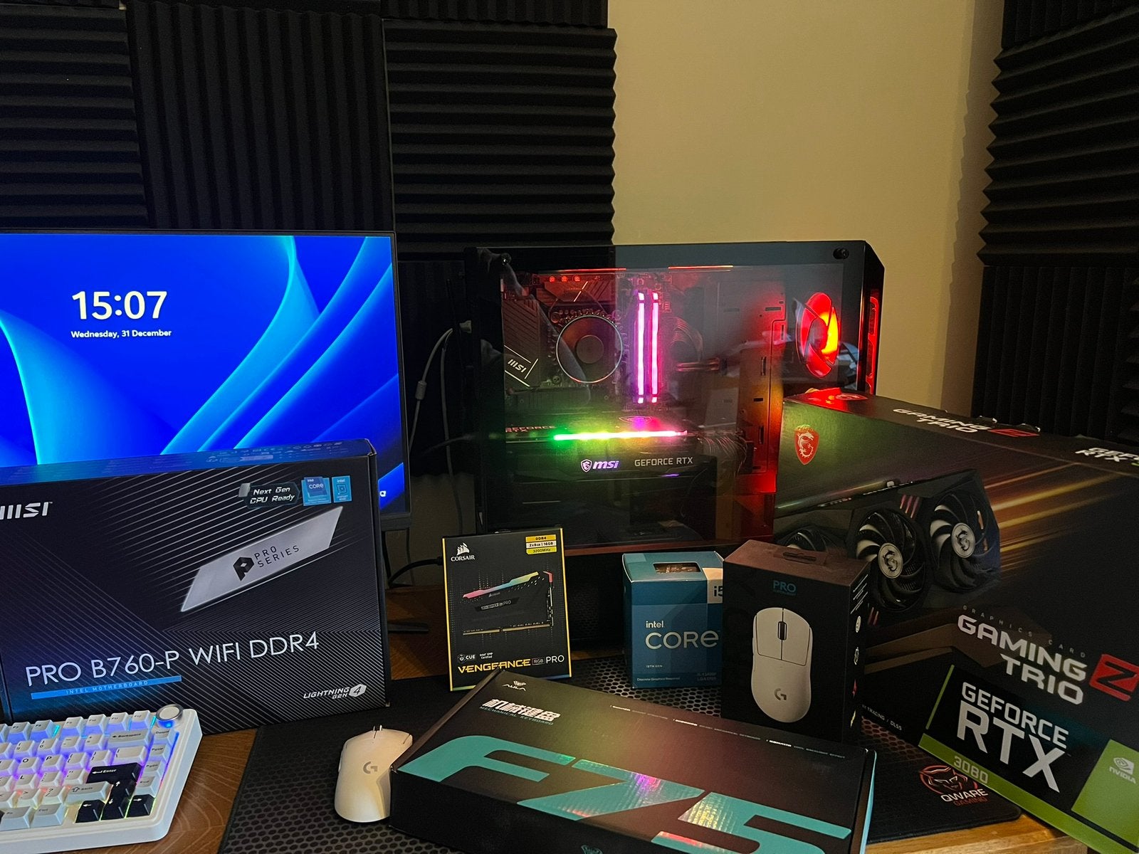 Complete gaming set-up!!!, Ophalen, Zo goed als nieuw, Gaming, SSD