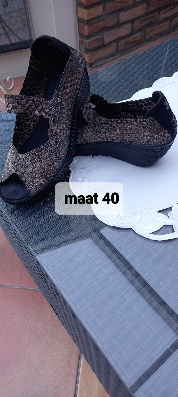 prachtige sandaaltjes. maat 40, Ophalen of Verzenden