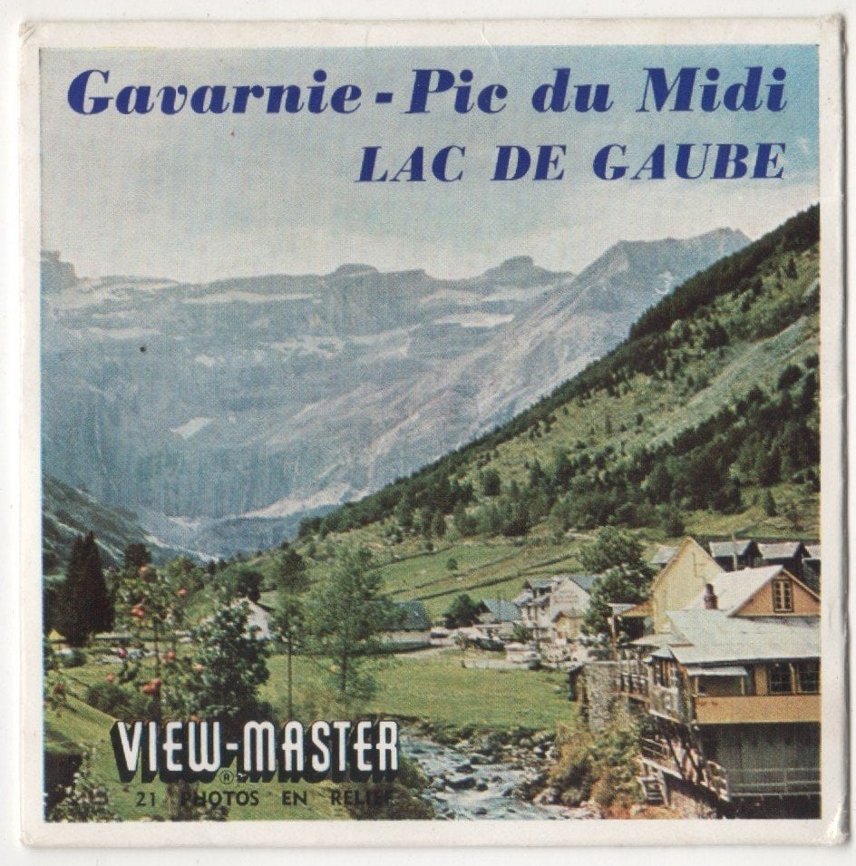 View-master Gavarnie Pic du Midi C 188 voir photos, Antiquités & Art, Enlèvement ou Envoi