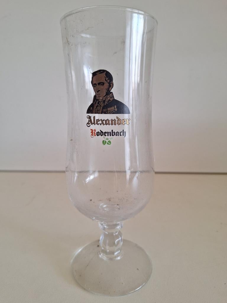 Oud bierglas Alexander Rodenbach brouwerij Rodenbach 1980, Verzamelen, Ophalen of Verzenden