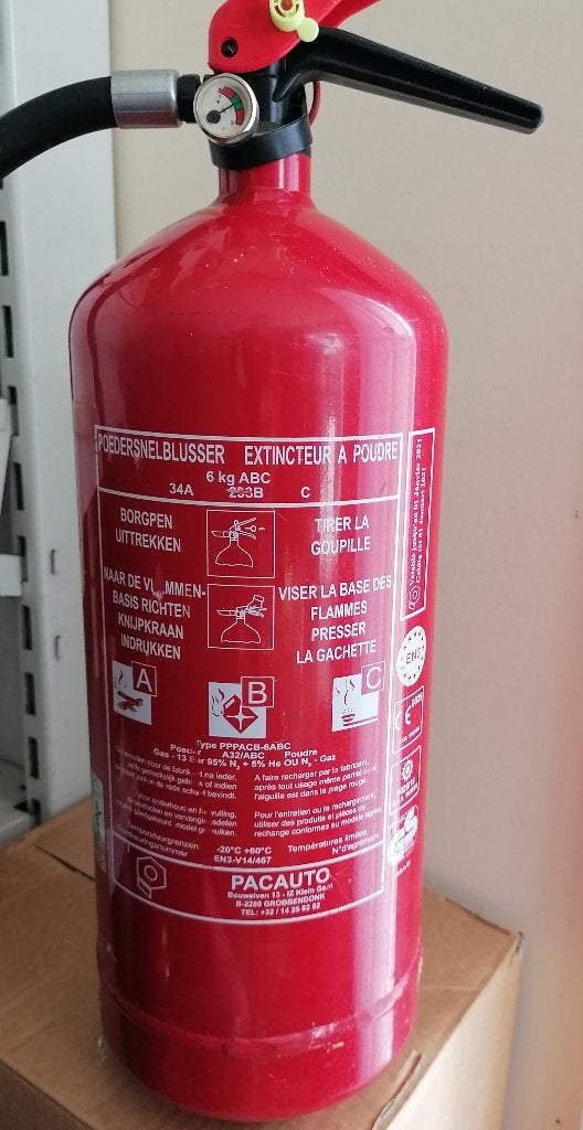 brandblusser, Ophalen, Zo goed als nieuw, Brandblusser