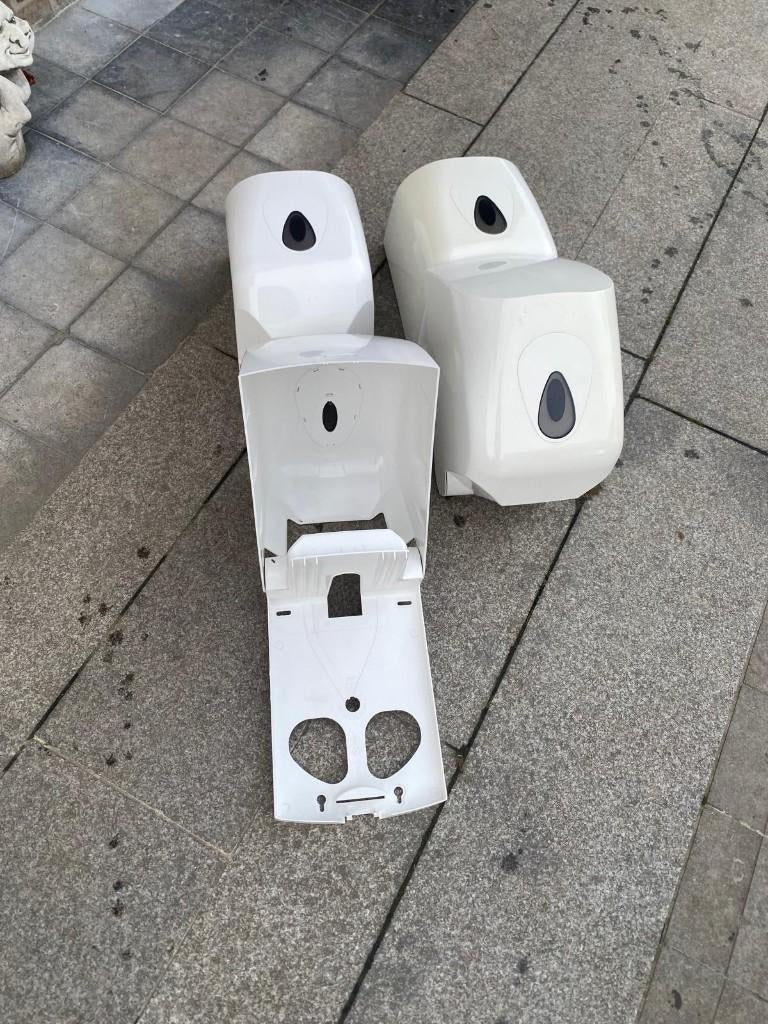 Papierrolhouder / Dispenser Wit, Ophalen