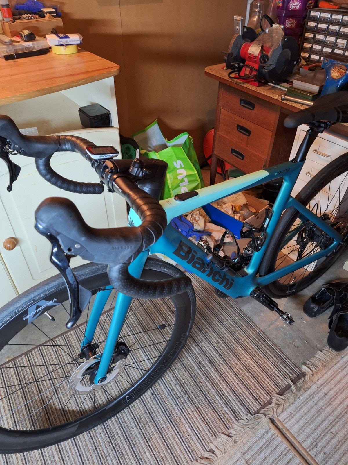 E-RACEFIETS, Ophalen, Versnellingen, Nieuw, Bianchi