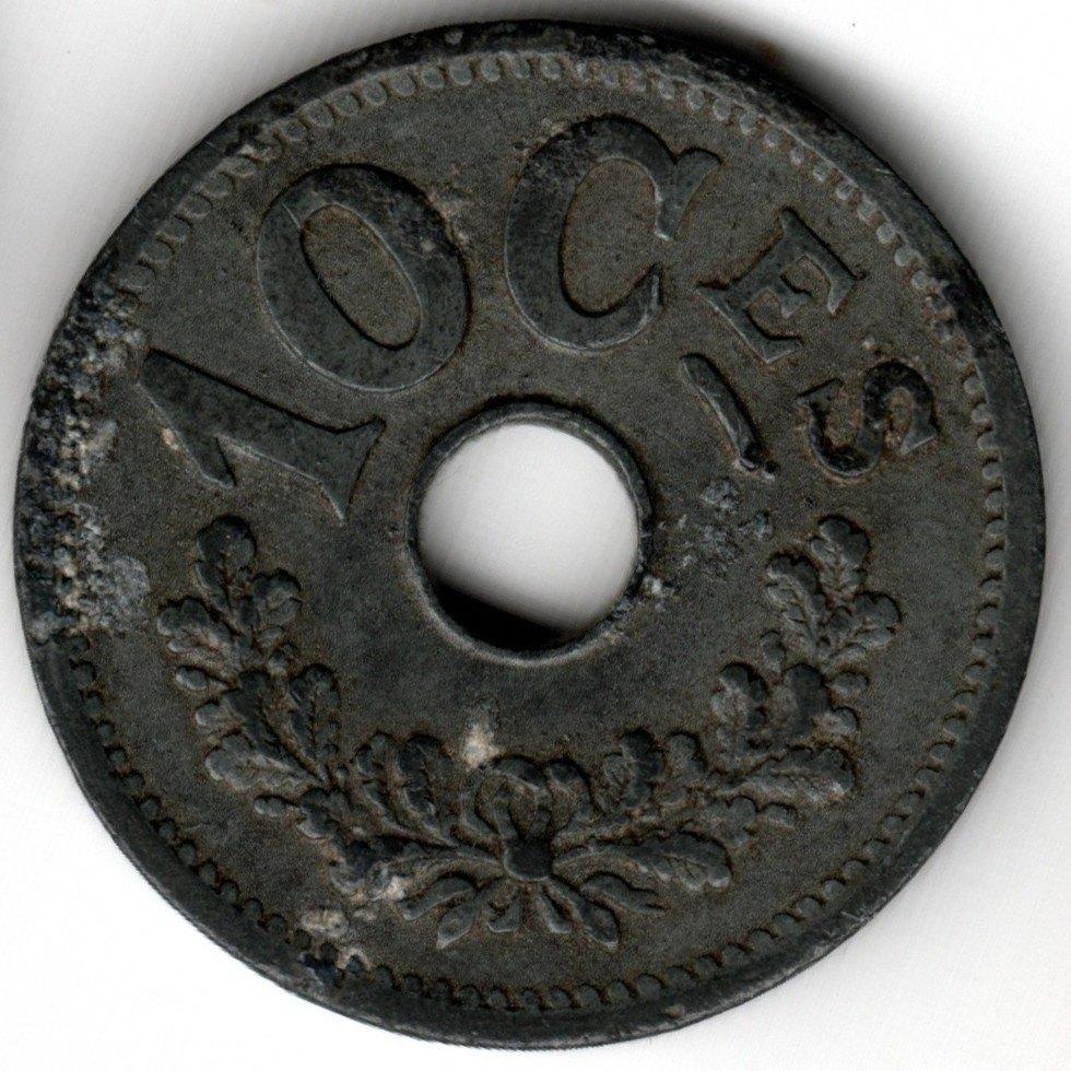Luxemburg : 10 Centimes 1915 KM#28 Ref 16689, Ophalen of Verzenden, Overige landen, Losse munt