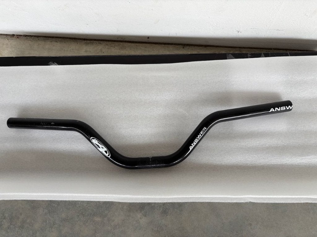 Answer Carbon BMX Handlebar Black - Size: 3,5", Fietsen en Brommers, BMX, Answer, Stuur, Ophalen of Verzenden
