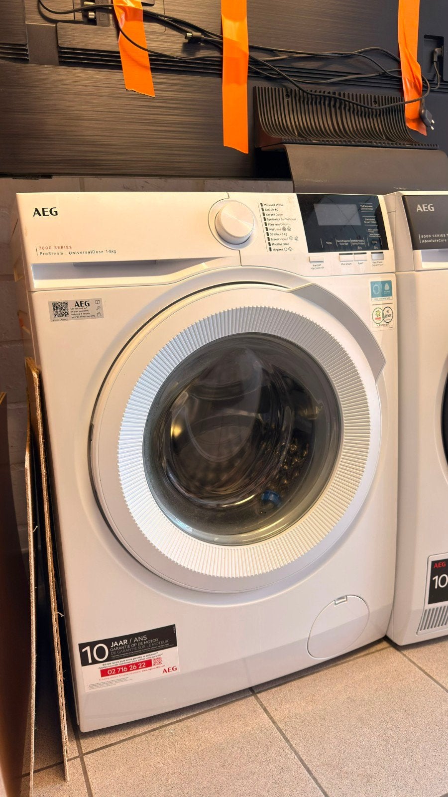 AEG 7000 Series ProSteam UniversalDose 1-8kg, Electroménager, Lave-linge, Enlèvement