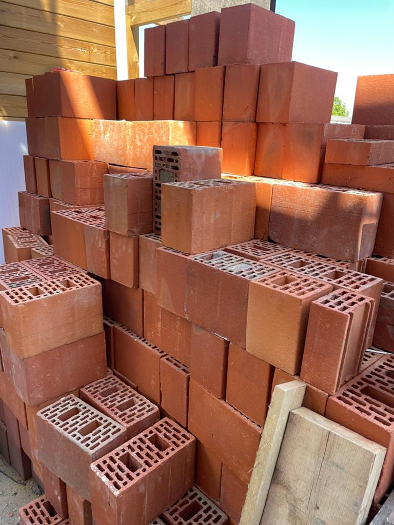 Snelbouwstenen 14 cm te koop – partij overschot bouw, Ophalen, Nieuw