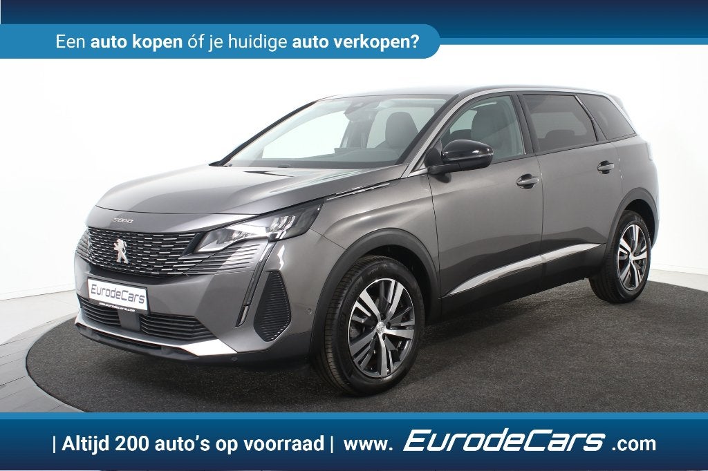 Peugeot 5008 Allure 130 *1ste Eigenaar*7-persoons*Leer*, Auto's, Peugeot, Voorwielaandrijving, Lichtsensor, Leder en Stof, 7 zetels