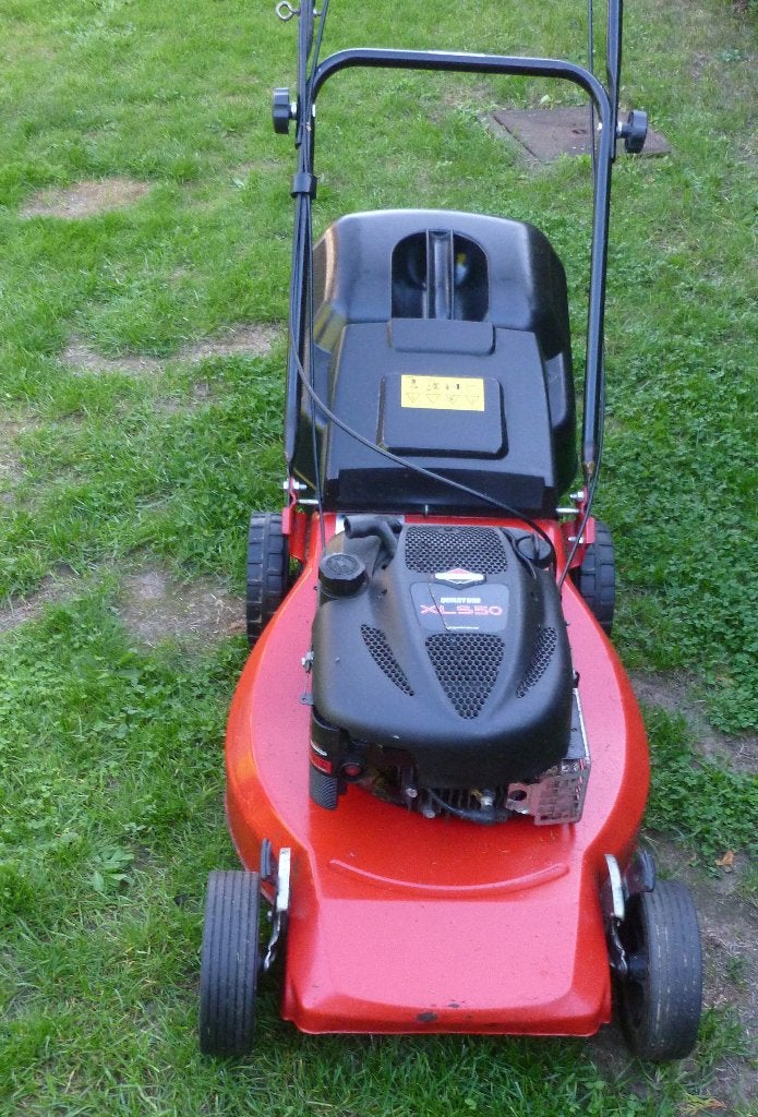grasmaaier zelftrekker - 51 cm maaibreedte, Tondeuses à gazon à essence, Utilisé, Briggs & stratton, Bac de ramassage
