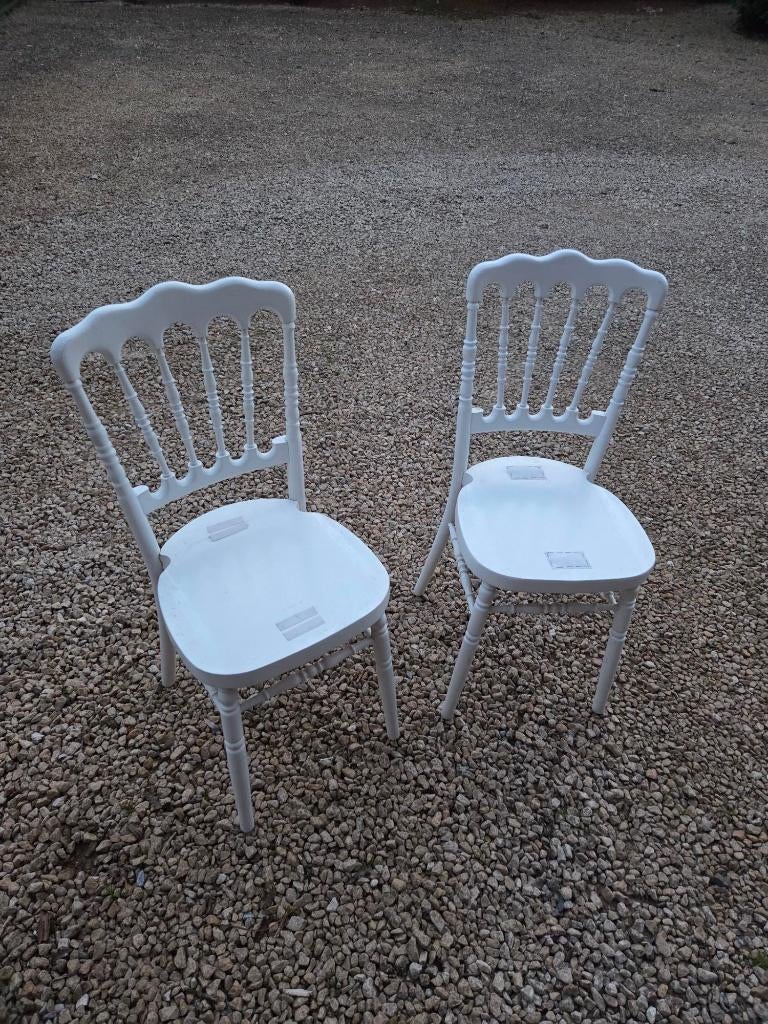 chaises empilables, Ophalen, Wit, Zo goed als nieuw, Vijf, Zes of meer stoelen