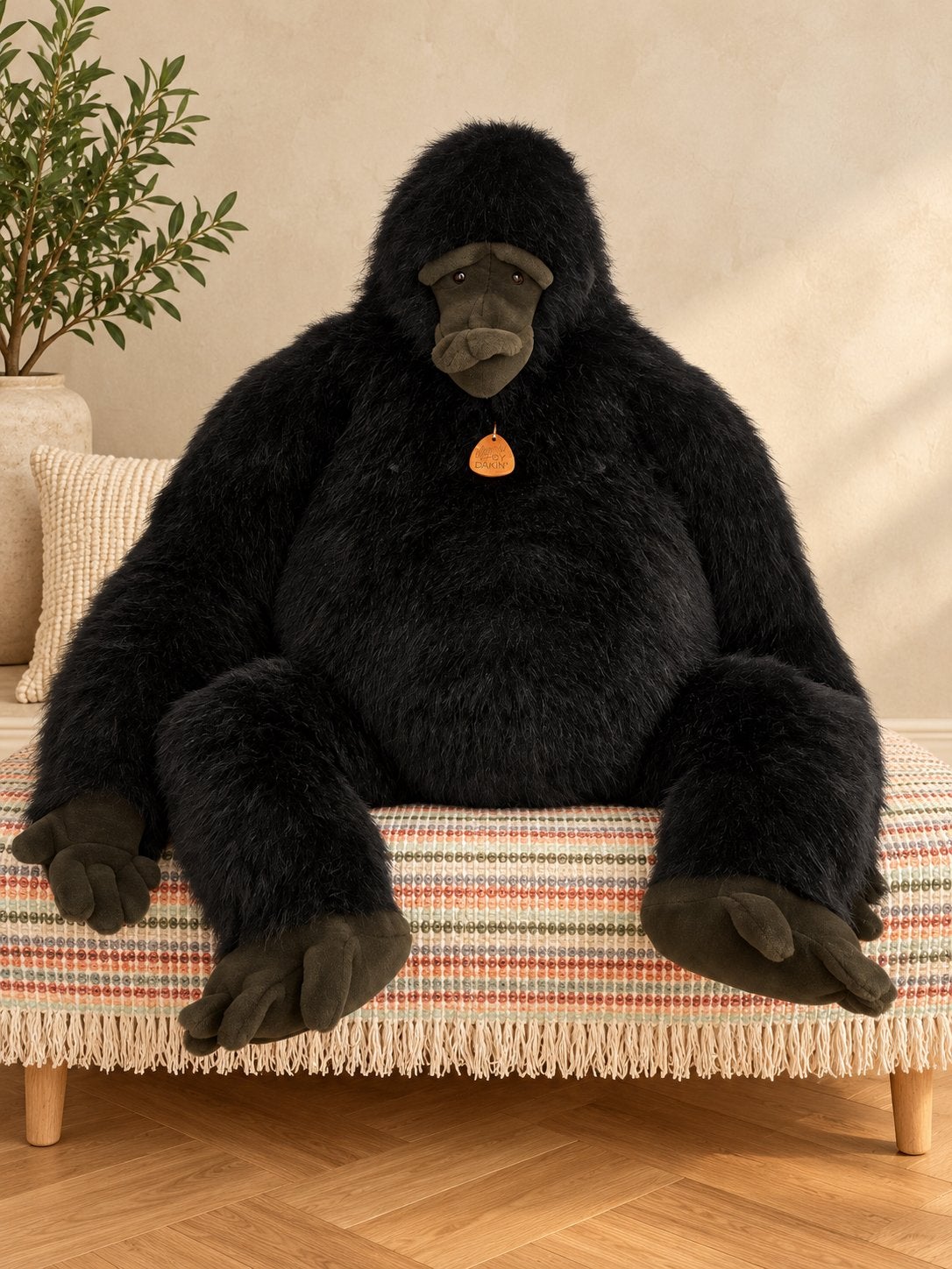 Vintage gorilla knuffel–Dakin 1986–Collectors item, Verzamelen, Ophalen of Verzenden, Zo goed als nieuw