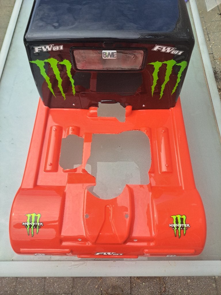FG onroad truck body, Hobby en Vrije tijd, Benzine, Gebruikt, Ophalen of Verzenden, Auto onroad