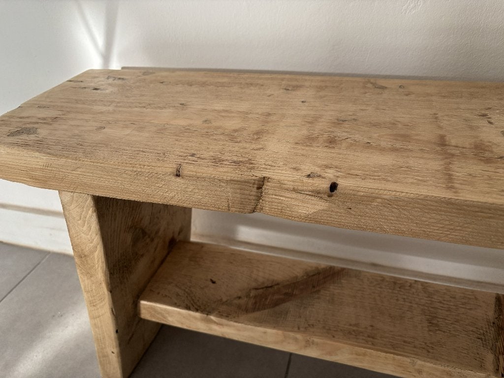 Bankje/krukje, Ophalen, Nieuw, Rijkevorsel, Hout