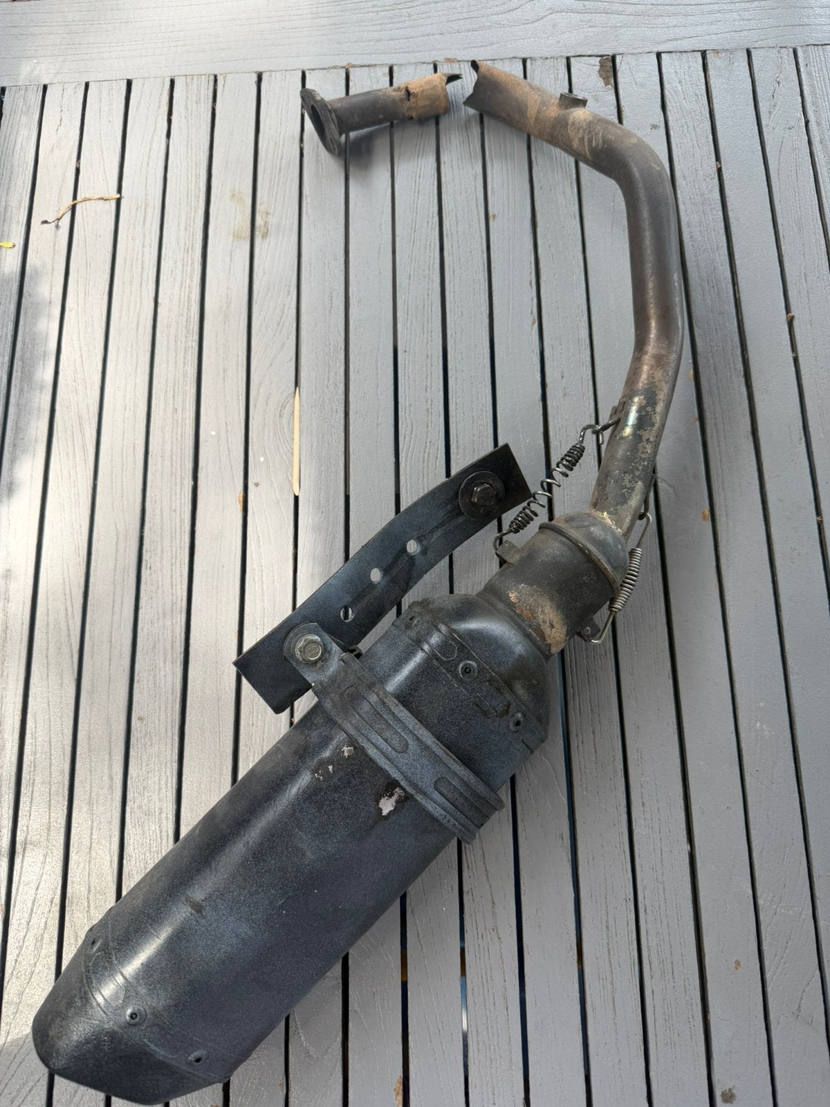Uitlaat sport Scooter Acrapovic lookalike, Ophalen, Zo goed als nieuw, Uitlaat
